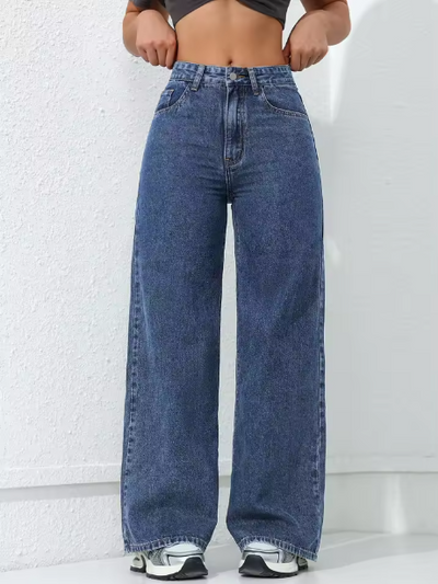 Secret Polly Skyline High-Waisted Wide Leg Jeans – 3 Colors